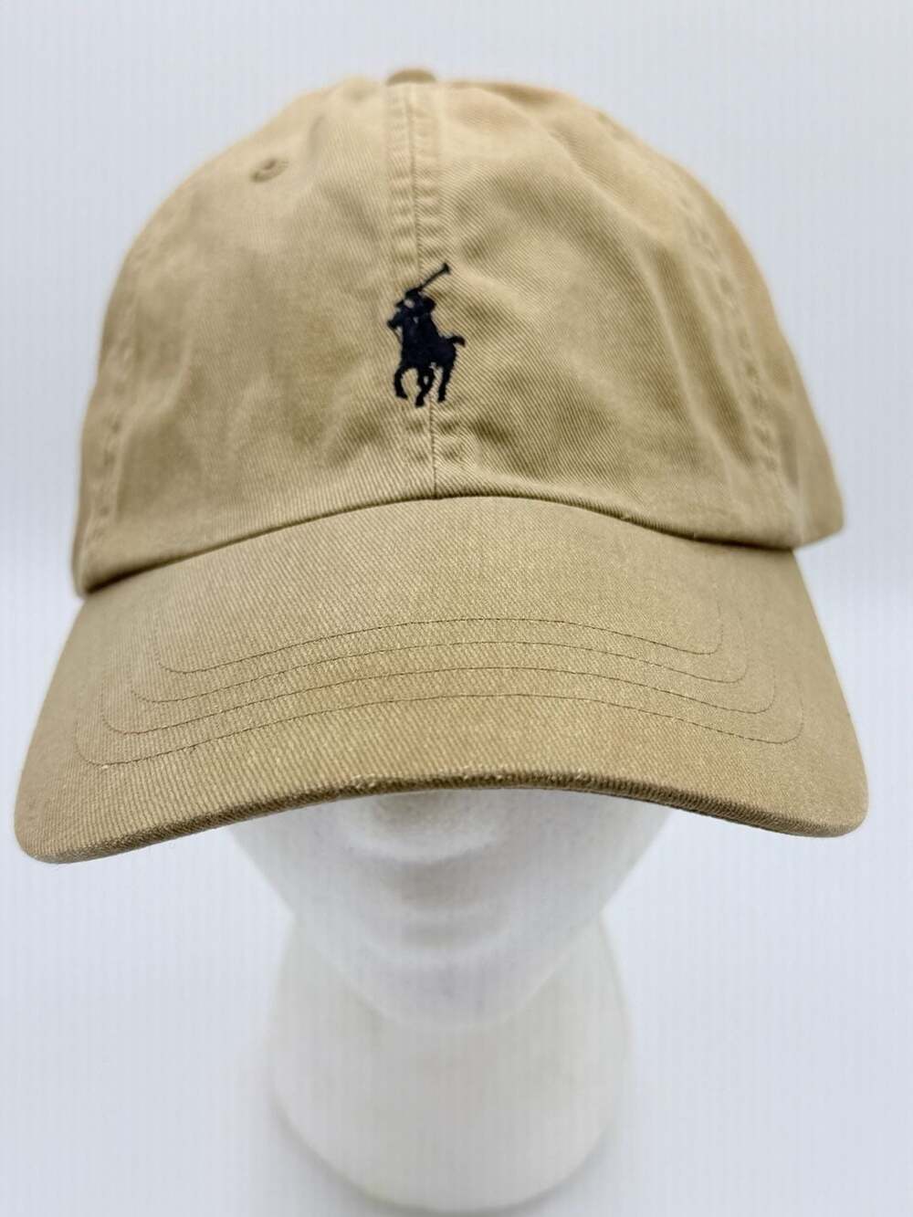 Vintage Polo Ralph Lauren Tan Baseball Cap